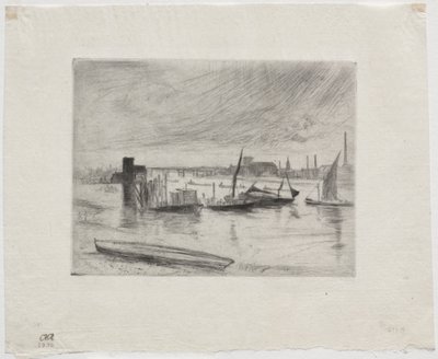 Tidigt på morgonen, Battersea av James McNeill Whistler