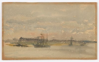 Erith–kväll av James Abbott McNeill Whistler