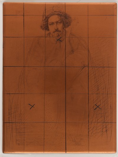 Etsplåt: Becquet av James Abbott McNeill Whistler