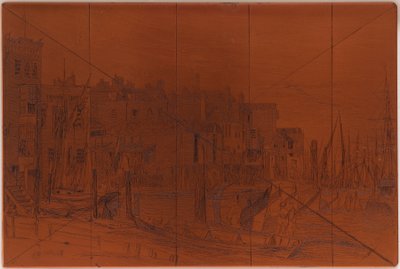 Etsplåt: Thames Police av James Abbott McNeill Whistler