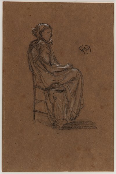 Kvinnlig figur, sittande av James Abbott McNeill Whistler