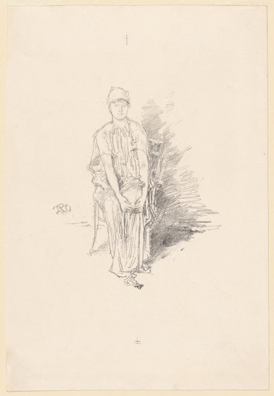 Figurstudie i färger av James Abbott McNeill Whistler