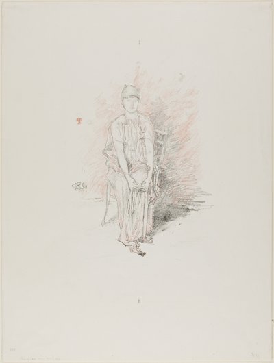 Figurstudie i färger av James Abbott McNeill Whistler