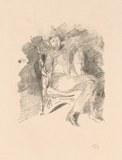 Eldslåga: Joseph Pennell, nr 1 av James McNeill Whistler