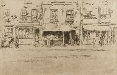 Fiskaffär, Chelsea av James Abbott McNeill Whistler