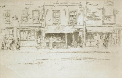 Fiskbutik, Chelsea av James McNeill Whistler