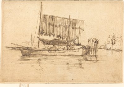 Fiskebåt av James Abbott McNeill Whistler