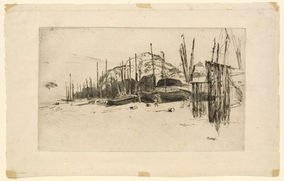 Fiskebåtar, Hastings av James Abbott McNeill Whistler