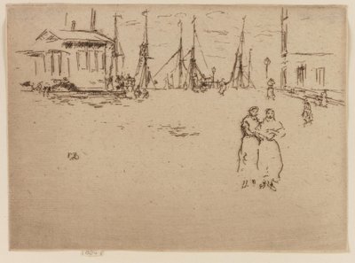 Fiskekajen, Oostende av James Abbott McNeill Whistler