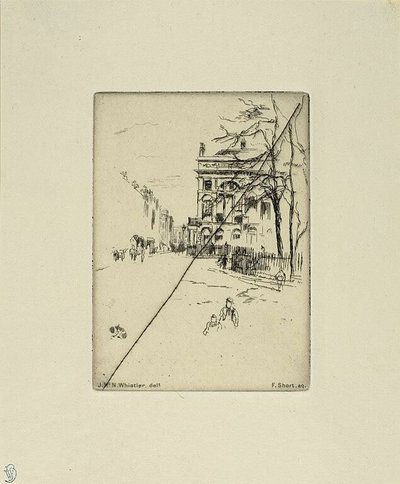 Fitzroy Square av James McNeill Whistler