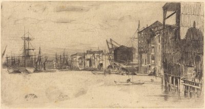 Frihandelskajen av James McNeill Whistler