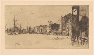 Frihandelskajen av James McNeill Whistler