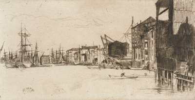 Frihandelskajen av James McNeill Whistler