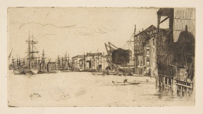 Frihandelskajen av James McNeill Whistler