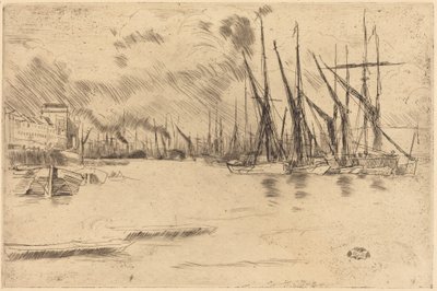 Från Pickle-Herring-trappan av James McNeill Whistler