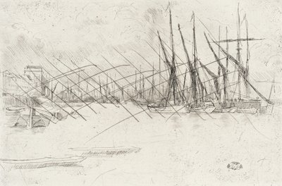 Från Pickle-Herring-trappan av James McNeill Whistler