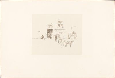 Gaiety scendörr av James Abbott McNeill Whistler