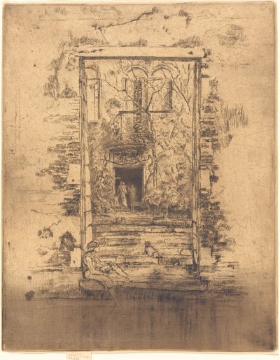 Trädgård av James Abbott McNeill Whistler