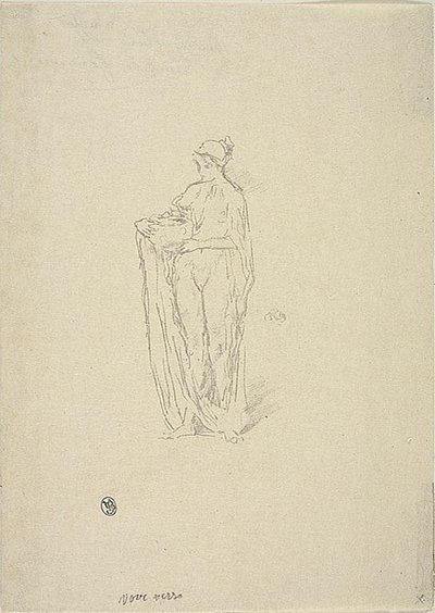 Flicka med skål av James Abbott McNeill Whistler