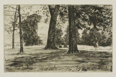 Greenwich Park av James Abbott McNeill Whistler