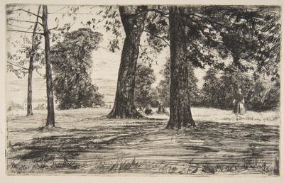 Greenwich Park av James McNeill Whistler