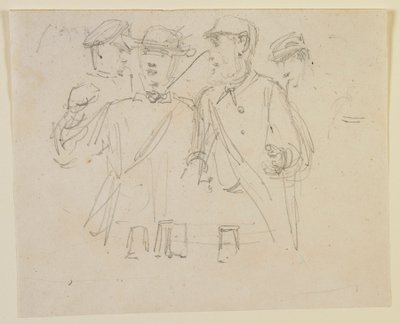 Grupp om fyra män av James Abbott McNeill Whistler