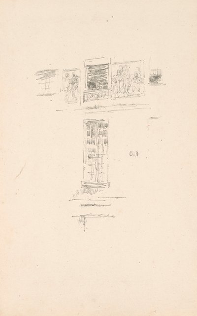 Hôtel Colbert, Fönster av James McNeill Whistler