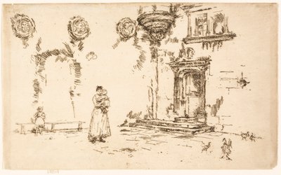 Hotel Lallemant, Bourges av James McNeill Whistler
