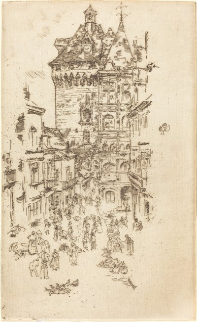 Rådhuset, Loches av James Abbott McNeill Whistler