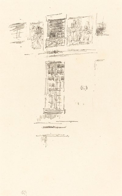 Hôtel Colbert, Windows av James Abbott McNeill Whistler