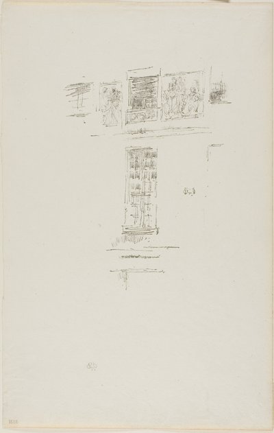 Hôtel Colbert, Windows av James Abbott McNeill Whistler