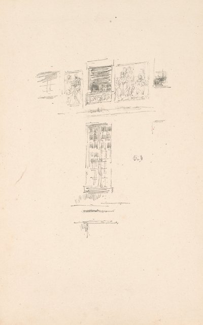 Hôtel Colbert, Fönster av James McNeill Whistler