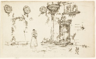 Hotel Lallemant, Bourges av James Abbott McNeill Whistler