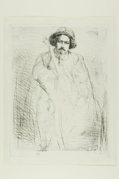 J. Becquet, skulptör av James Abbott McNeill Whistler