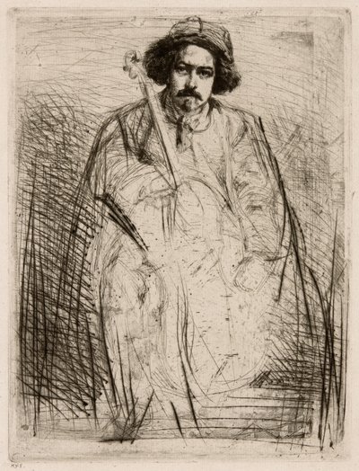 J. Becquet, skulptör av James Abbott McNeill Whistler