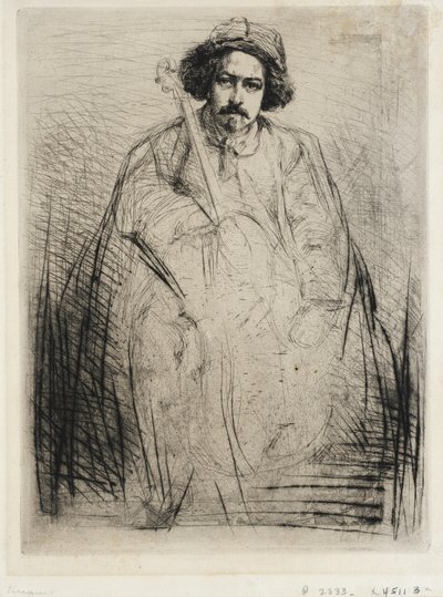 J. Becquet, skulptör av James McNeill Whistler