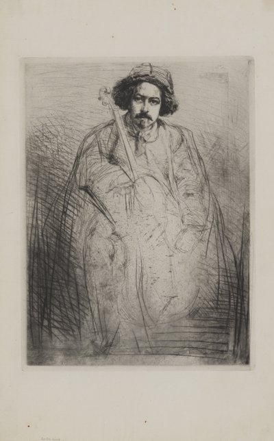 J. Becquet, skulptör av James McNeill Whistler