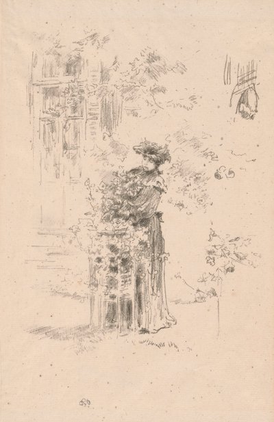 Den vackra trädgårdsmästaren av James McNeill Whistler