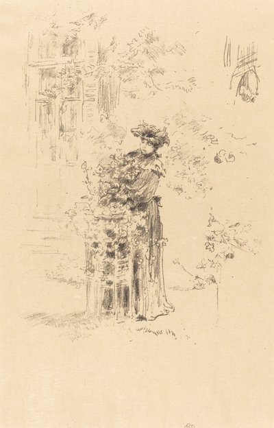 Den vackra trädgårdsmästaren av James Abbott McNeill Whistler