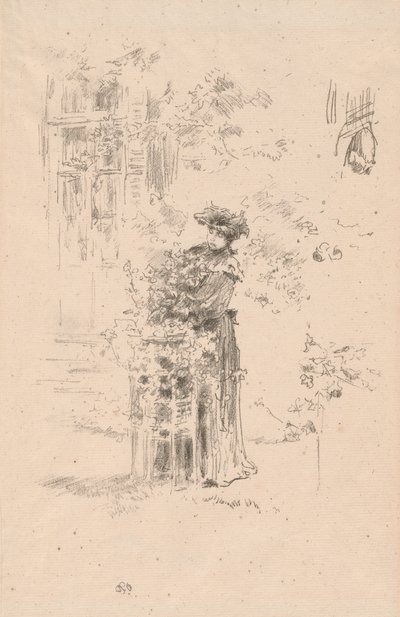 Den vackra trädgårdsmästaren av James Abbott McNeill Whistler