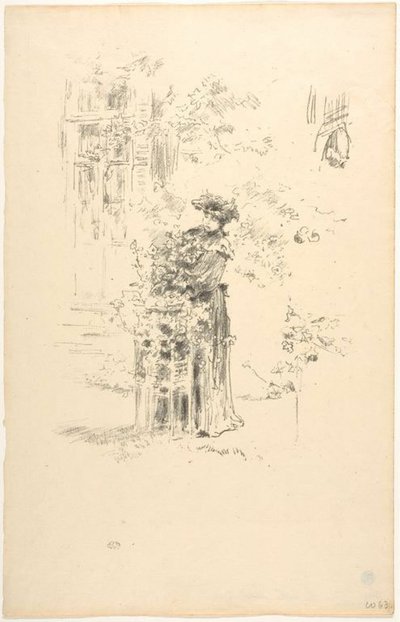Den vackra trädgårdsmästaren av James Abbott McNeill Whistler