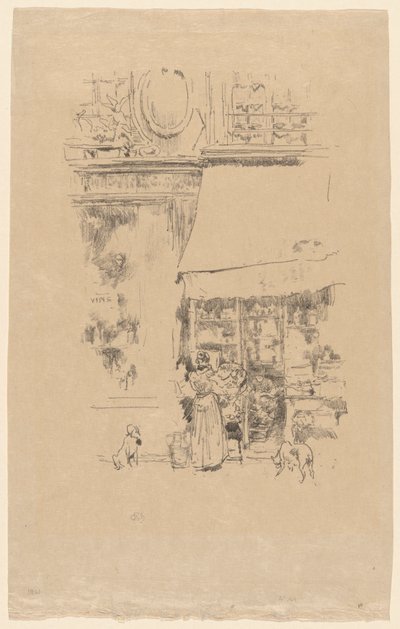 Fruitière på rue de Grenelle av James McNeill Whistler
