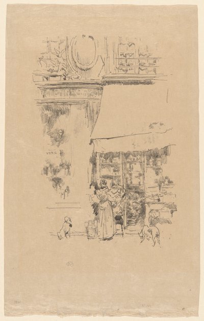 Fruitière på rue de Grenelle av James Abbott McNeill Whistler