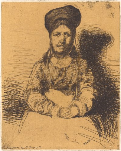 La Retameuse av James Abbott McNeill Whistler