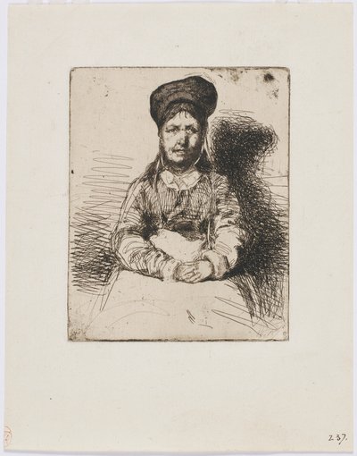 La Retameuse. En av de tolv etsningarna från naturen (The French Set) av James Abbott McNeill Whistler
