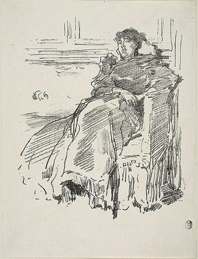 Den röda klänningen av James Abbott McNeill Whistler