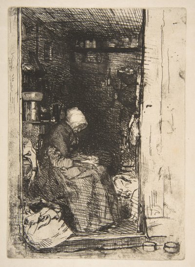 Den gamla lumpsamlerskan av James McNeill Whistler