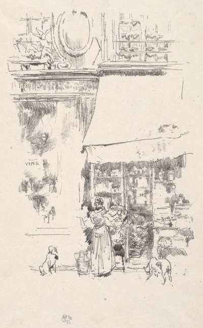 Fruktbutiken på Rue de Grenelle av James McNeill Whistler
