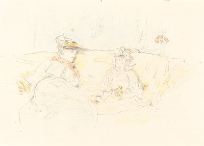 Dam och barn av James Abbott McNeill Whistler