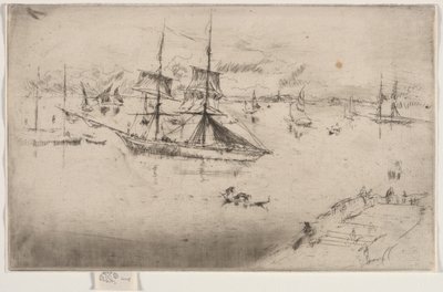 Lagoon: Middagstid av James McNeill Whistler